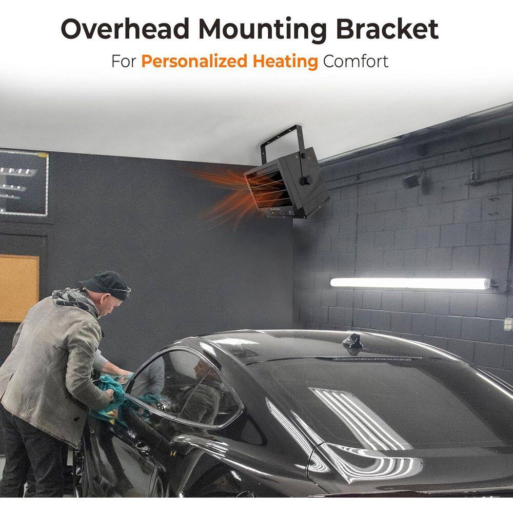 17065 BTU Industrial Fan Heaters Electric Furnace with Wide Air Distribution - Hercitys