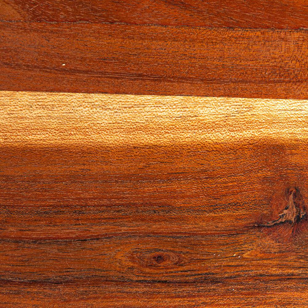 17.5 in. W x 16 in. H x 11 in. D Rectangle Natural Finish Acacia Wood 2 Tier Serving Tray Stand - Hercitys