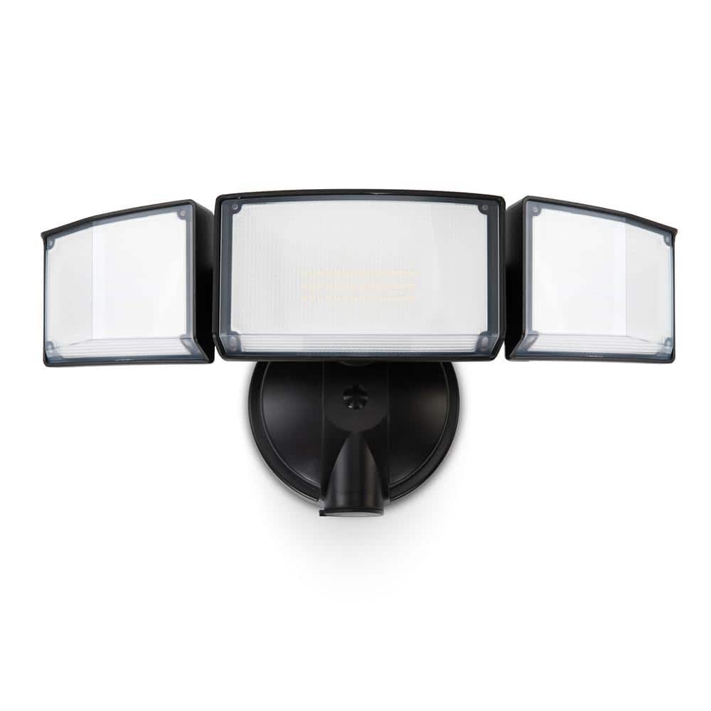 287 Watt Equivalent 5200 Lumen 180 Degree Black Switch Controlled Integrated LED Flood Light - Hercitys