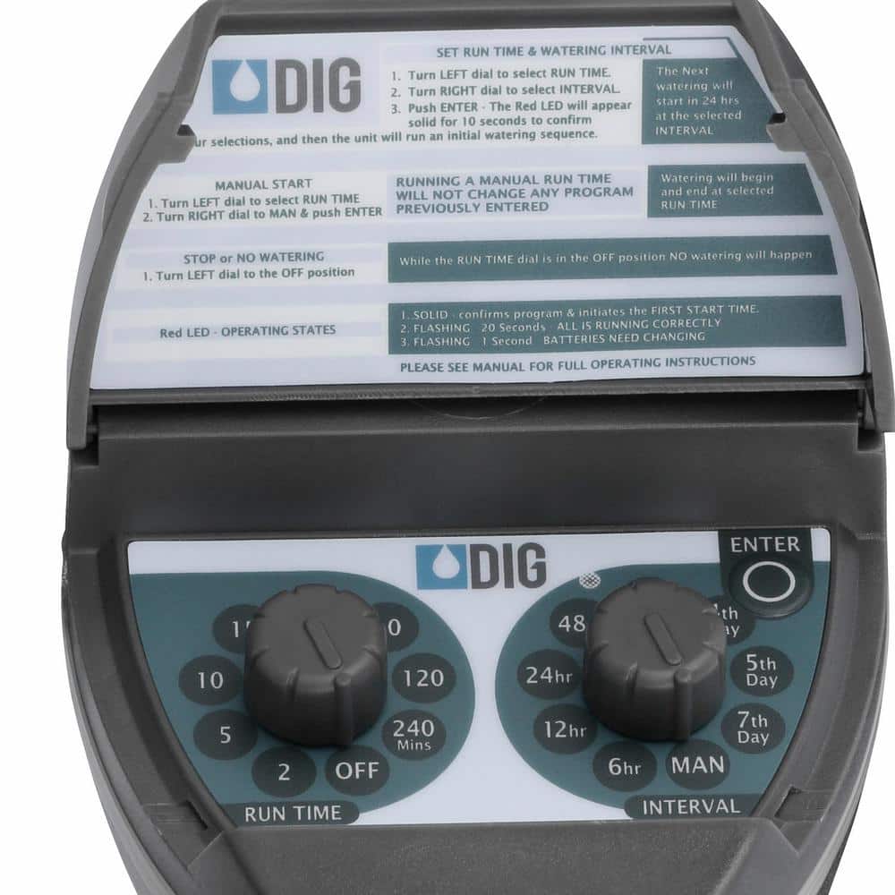 2-Dial Programmable Hose End Faucet Timer - Hercitys