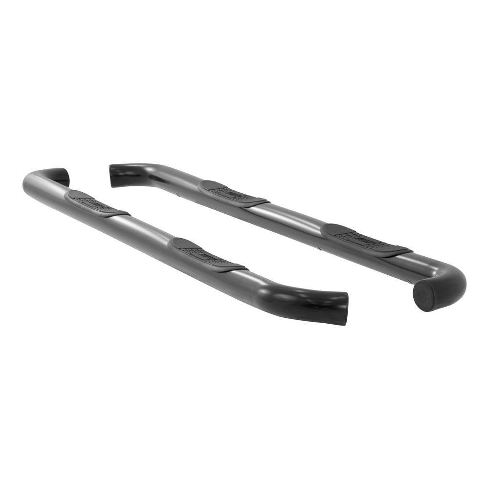 3-Inch Round Black Steel Nerf Bars, No-Drill, Select Toyota Tundra - Hercitys