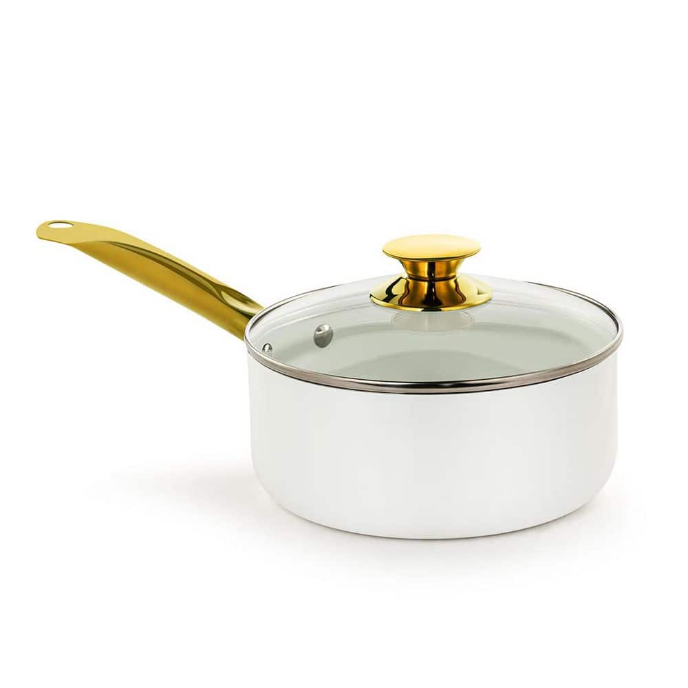 3.5 qt. Ceramic Non-Stick Sauce Pan - Hercitys