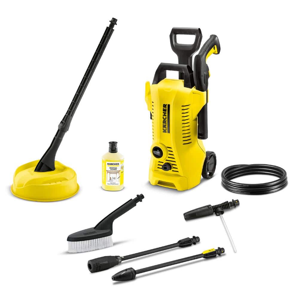 2000 Max PSI 1.45 GPM K 2 Power Control Cold Water CHK Corded Electric Pressure Washer Car Kit and Surface Cleaner - Hercitys