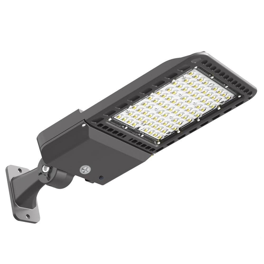1000-Watt Equivalent Integrated LED Bronze Dusk to Dawn LED Area Light Arm Mount 5000k, IP65 - Hercitys