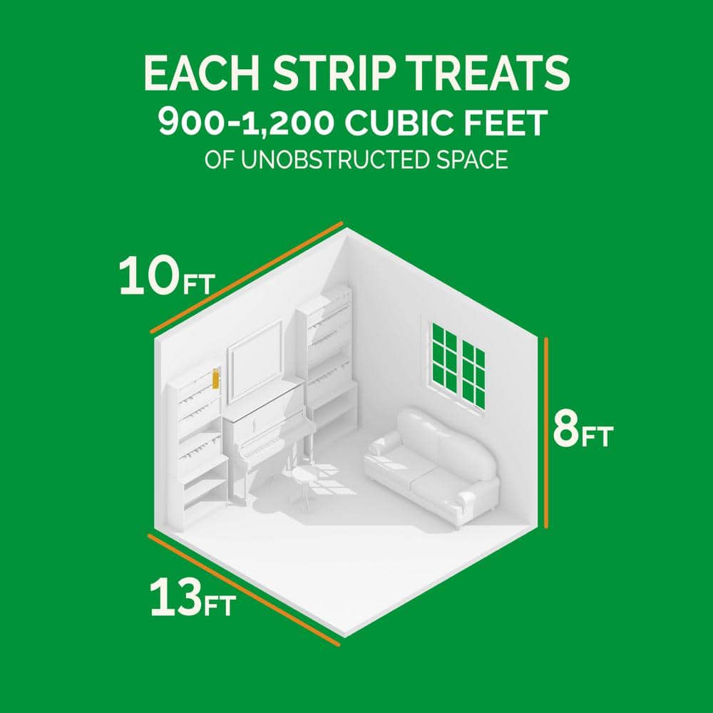 2.29 oz. No-Pest Insect Killer Strip (2-Pack) - Hercitys