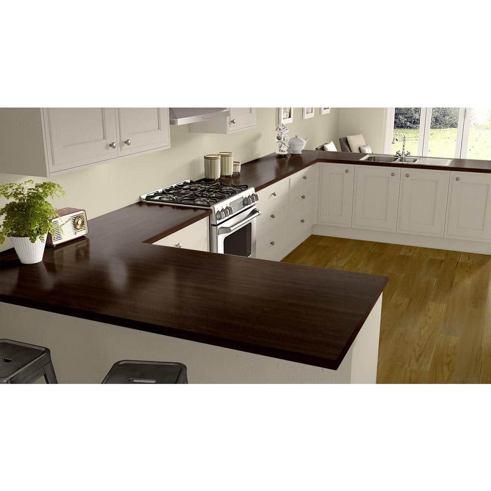 4 ft. x 8 ft. Laminate Sheet in Hampton Walnut with Premium FineGrain Finish - Hercitys