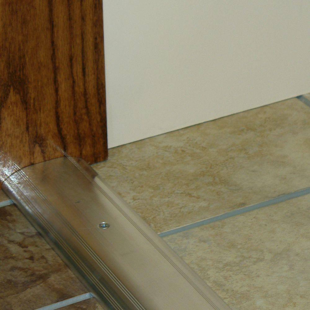 3-1/2 in. x 89-1/2 in. Aluminum Threshold - Hercitys