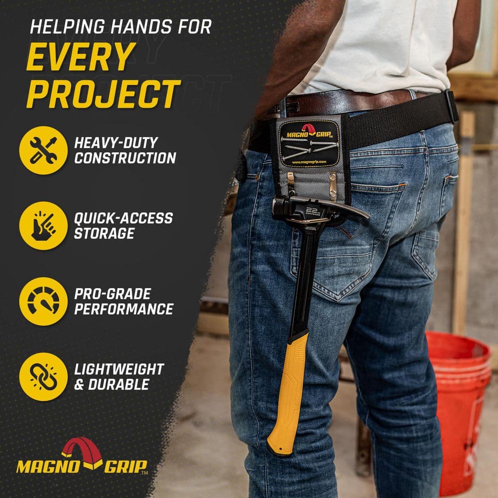 5 in. Platinum Pro Magnetic Hammer Holster Tool Holder - Hercitys
