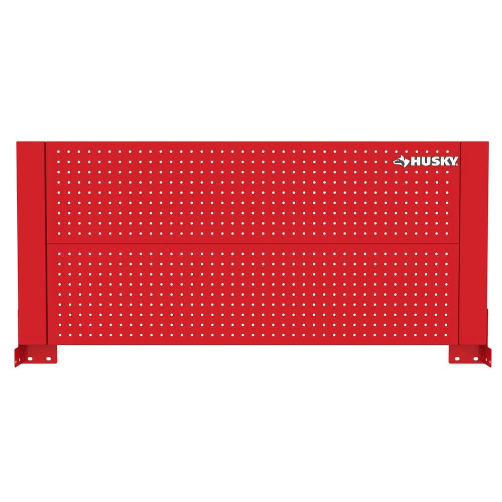 46 in. Gloss Red Steel Pegboard Attachment - Hercitys