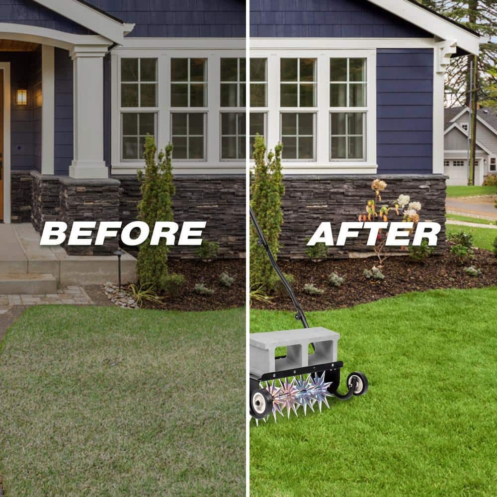 18 in. Push Spike Aerator - Hercitys