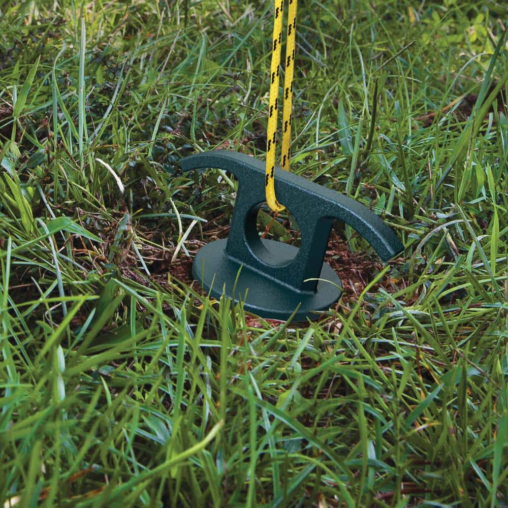 2-Pack 10 in. Spiral Ground Anchor for Yard - Hercitys