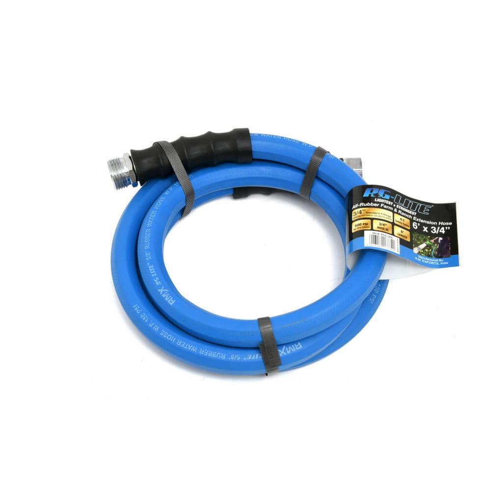 5/8 in. x 10 ft. Heavy Duty Rubber Water Hose - Hercitys