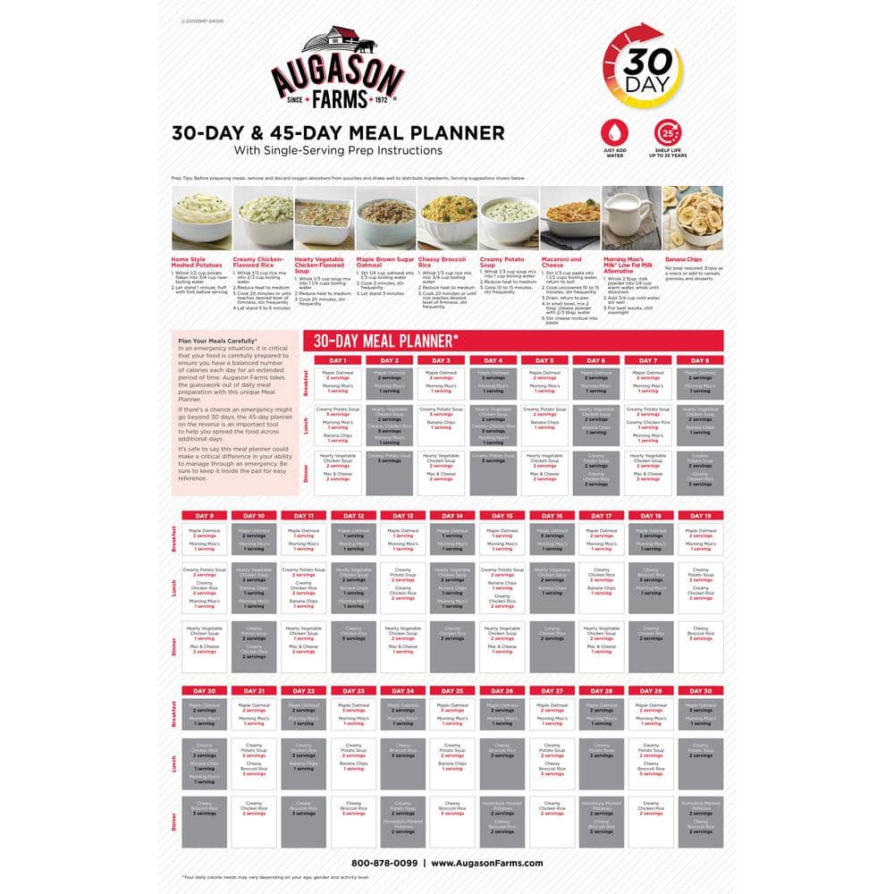 30-Day 1- Person Emergency Food Supply - Hercitys