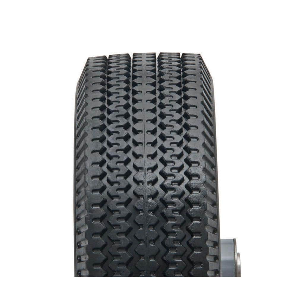 10 in. x 3-1/2 in. Hand Truck Wheel Microcellular Foam with Sealed Semi-Precision Bearings - Hercitys