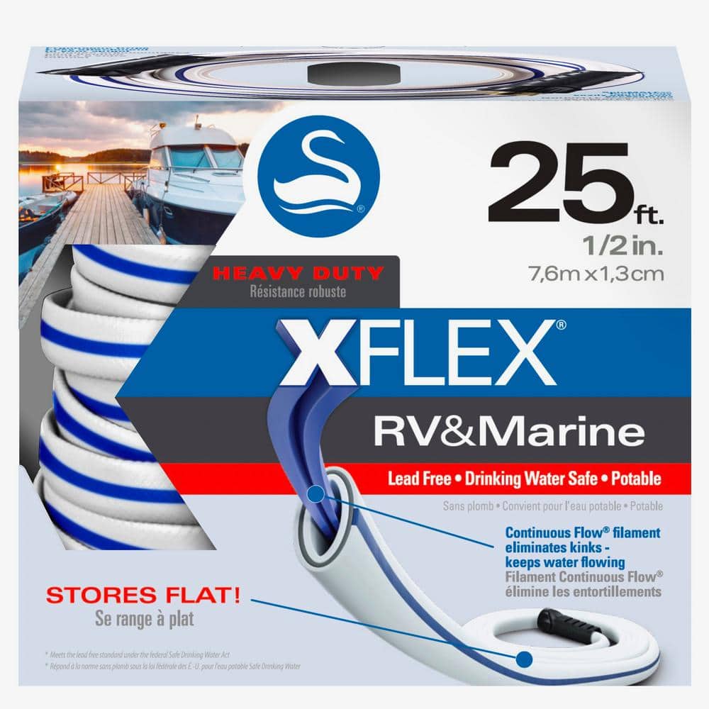 1/2 in. x 25 ft. XFlex RV&Marine Hose - Hercitys