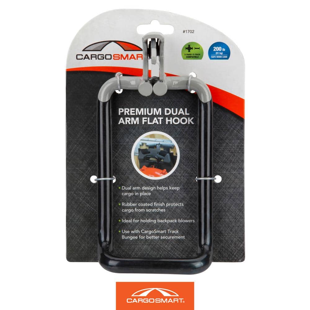 3-1/8 in. W x 3-3/4 in. H Premium Coated Dual Arm Flat Hook - Hercitys