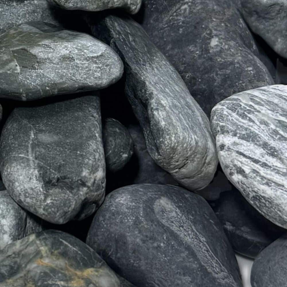 0.4 cu. ft. 1 in. to 3 in. Reef Green Beach Pebbles (30 lb. Bag) - Hercitys