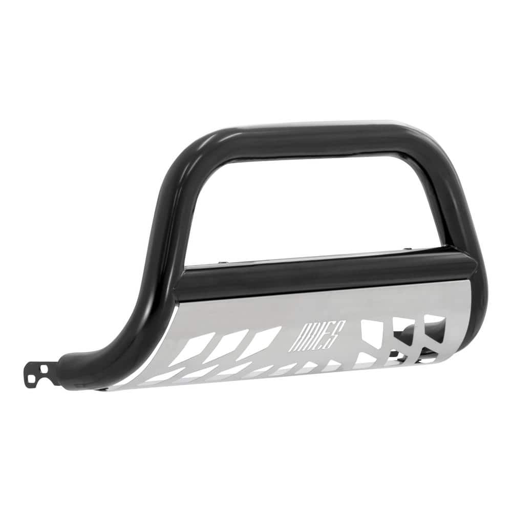 3-Inch Black Steel Bull Bar, No-Drill, Select Nissan Frontier, Pathfinder, Xterra - Hercitys