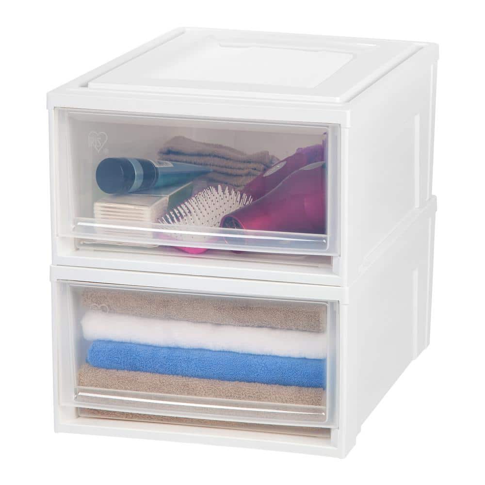 15.75 in. x 9 in. White Medium Box Chest Drawer - Hercitys