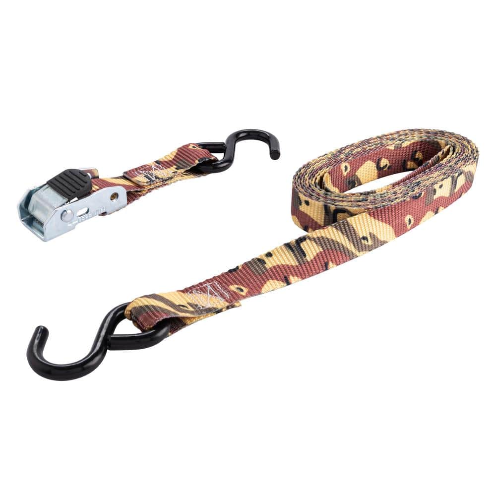 12ft. x 1in. 500lbs. Cam Buckle Tie Down Strap (4 Pack) - Hercitys