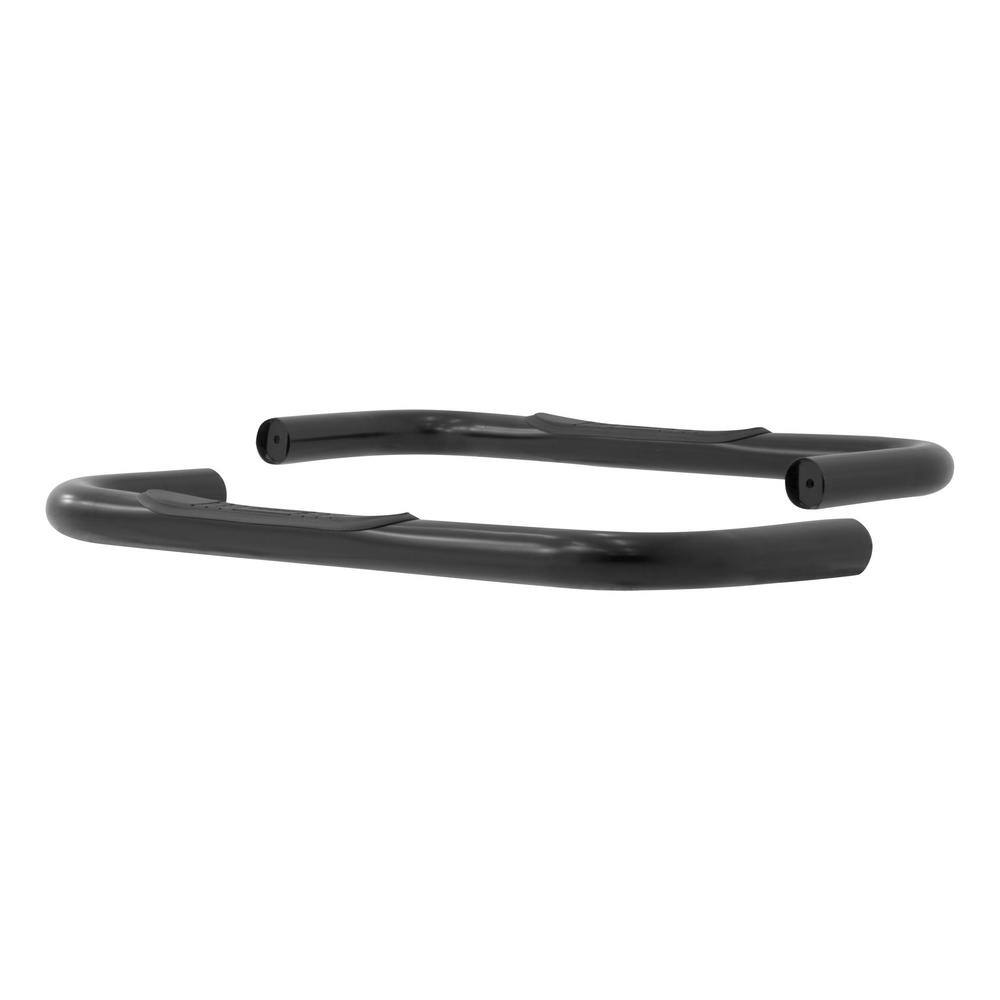 3-Inch Round Black Steel Nerf Bars, No-Drill, Select Chevrolet, GMC Blazer K5 - Hercitys