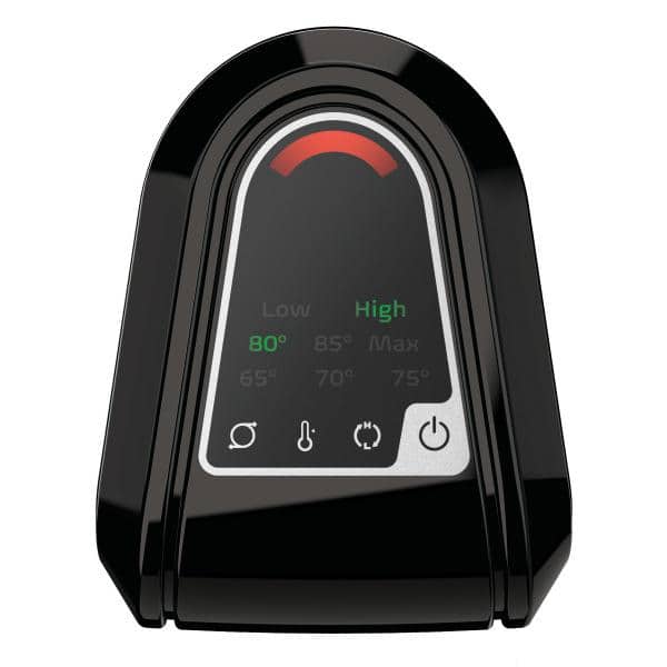 1500-Watt 16 in. Electronic Ceramic Tower Space Heater in Black with Touch Control and Adjustable Thermostat - Hercitys