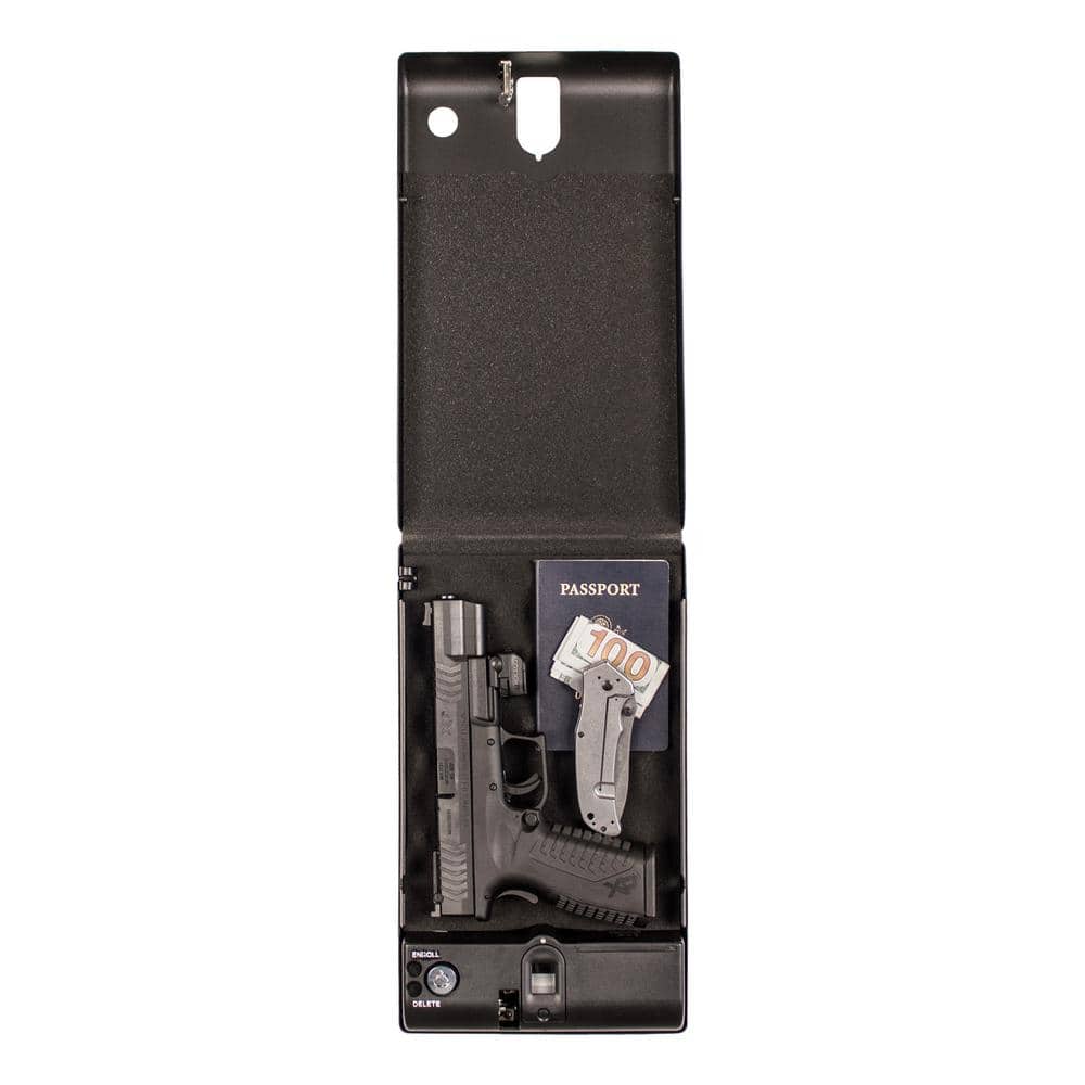 12.6 in. L Biometric Lock Small Pistol Safe - Hercitys