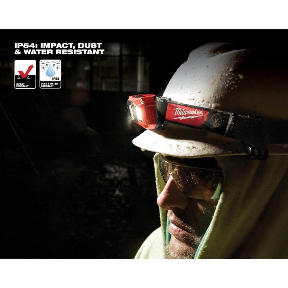 450 Lumens LED Spot/Flood Headlamp with 300 Lumens LED Magnetic Flood Light - Hercitys