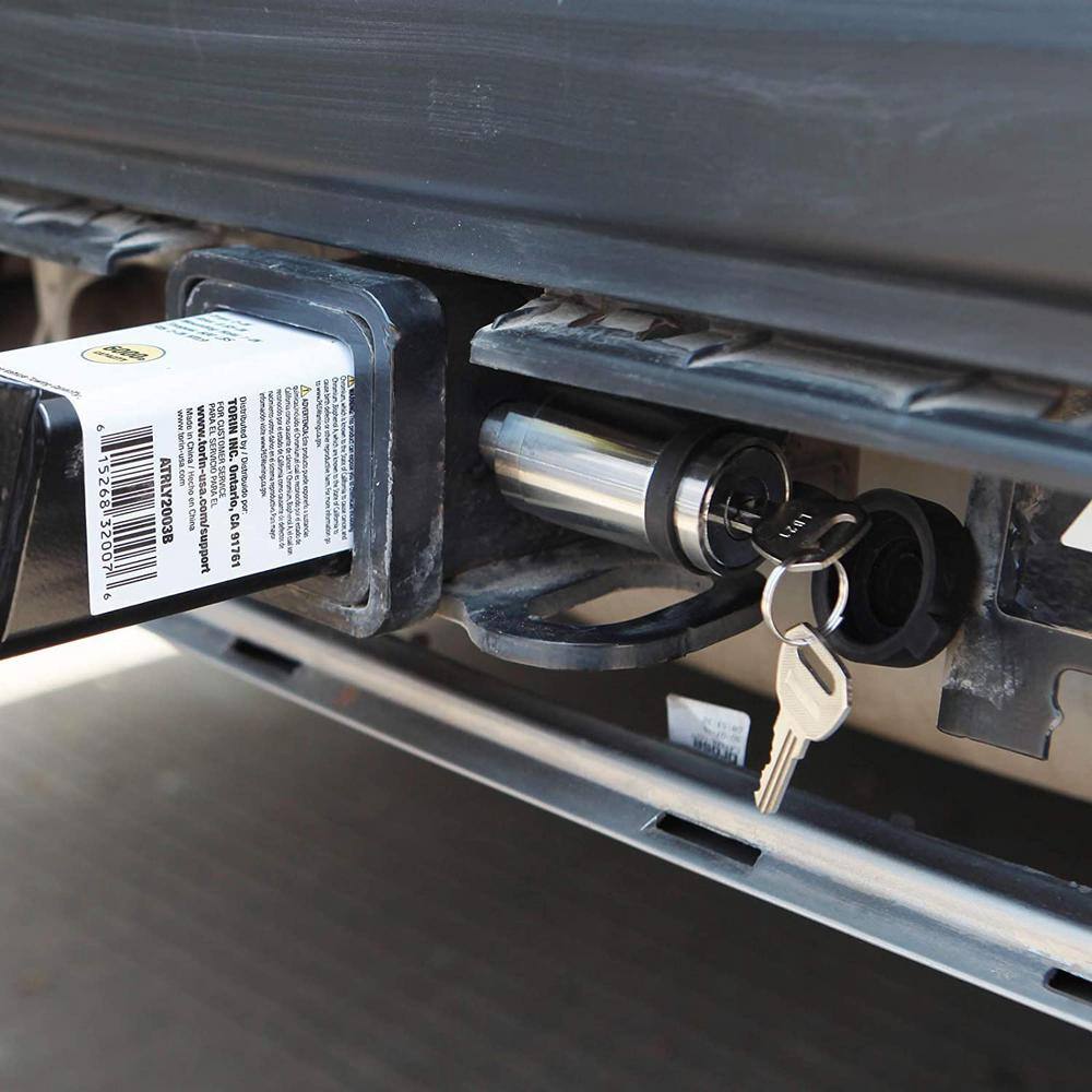 5/8 in. Dia Trailer Hitch Receiver Lock Pin with Keys (2-Pack) - Hercitys