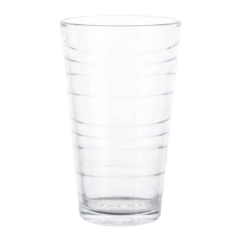 4-Piece 13.5 Oz. Swirl Glass Tumbler Set - Hercitys