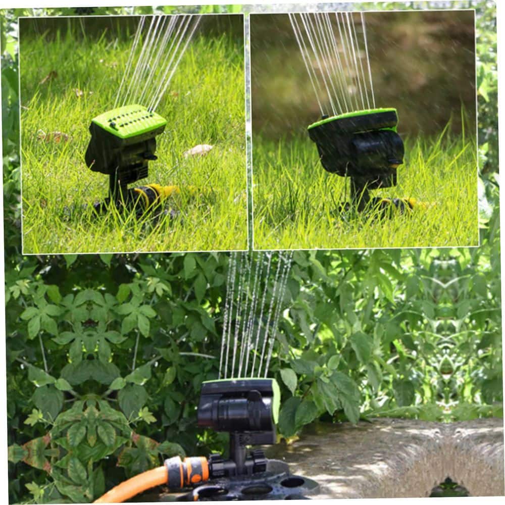 360° Rotating Garden Sprinkler-Leakproof 3-Arm Lawn Sprinkler with Stable Base, Easy Connection and Wide Coverage - Hercitys