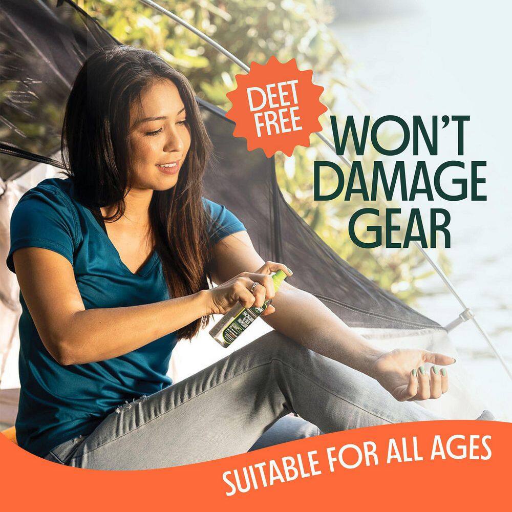 2-Pack DEET-Free Lemon Eucalyptus Oil Insect Repellent Spray – Natural Mosquito and Tick Protection (4 oz. Each) - Hercitys