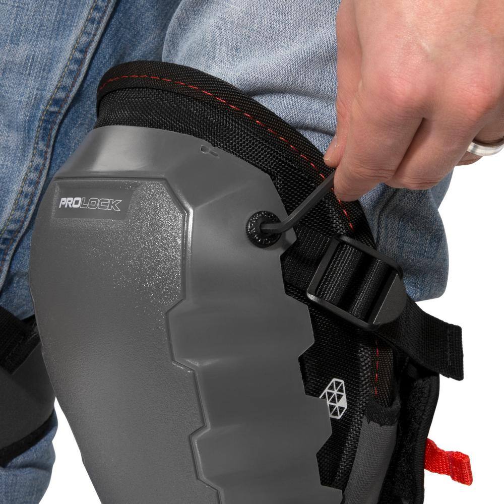 2-Piece Gel Knee Pad and Non-Marring Cap Attachment Combo Pack - Hercitys