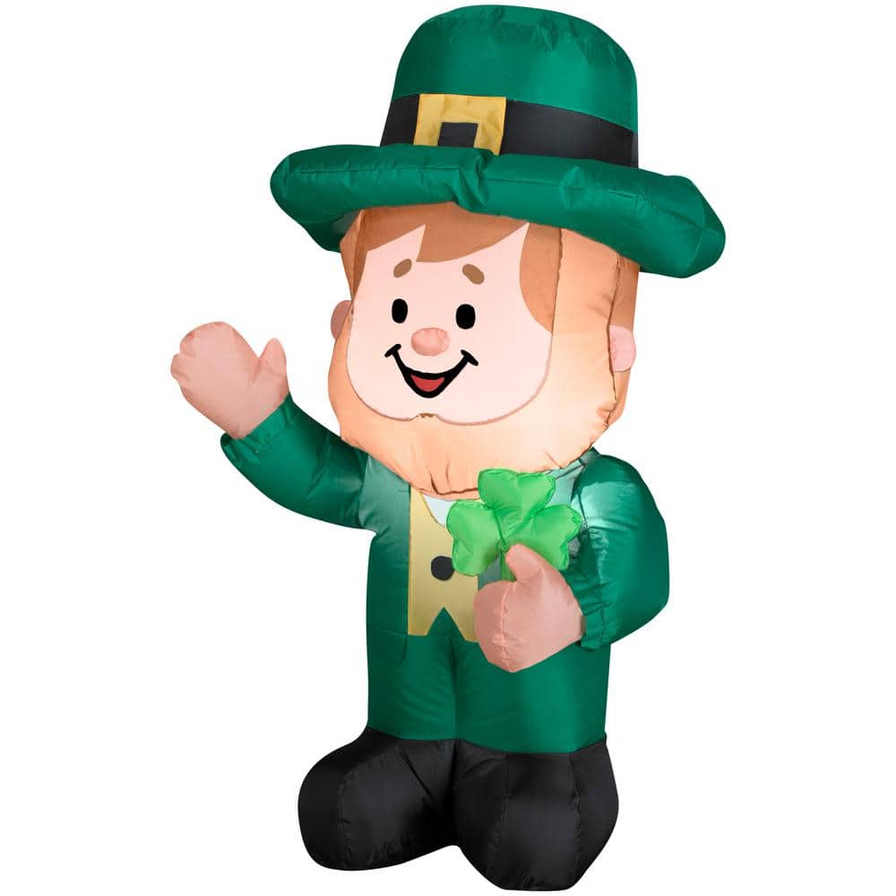 3.5 ft. Airblown Inflatable Leprechaun - Hercitys