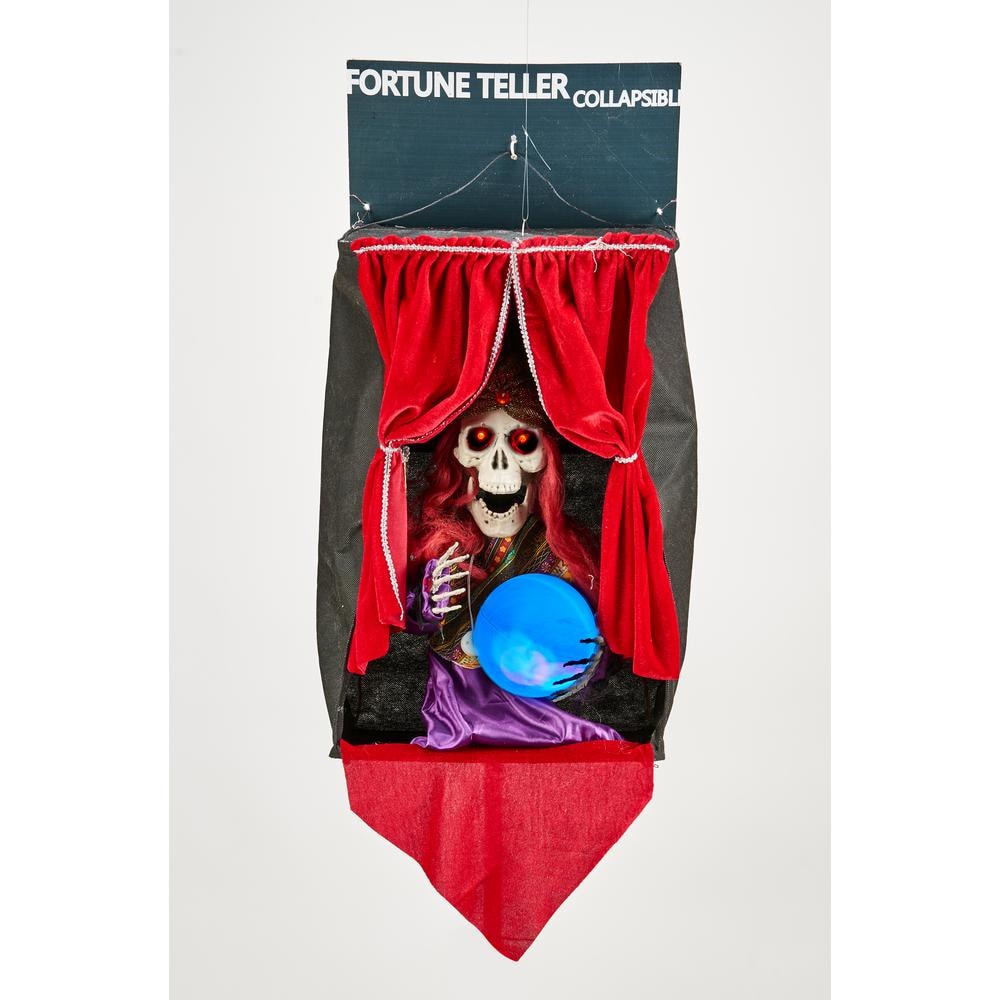 27 in. Hanging Animated Fortune Teller - Hercitys