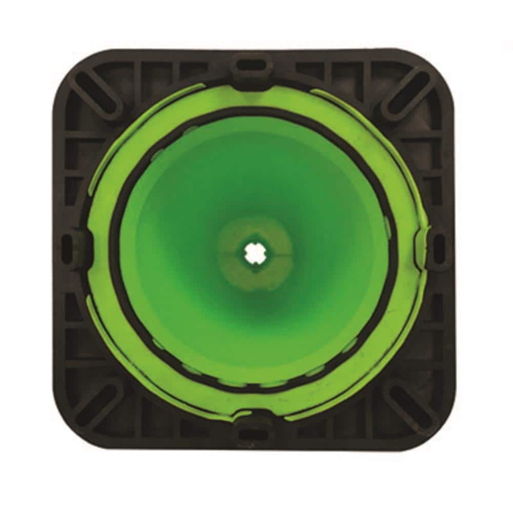 28 in. Lime Green Traffic Cone with Black Base 7 lbs. - Hercitys