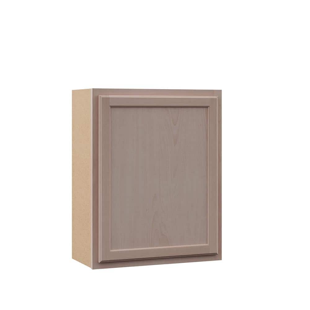 36 in. W x 12 in. D x 12 in. H Assembled Wall Kitchen Cabinet in Unfinished with Recessed Panel - Hercitys