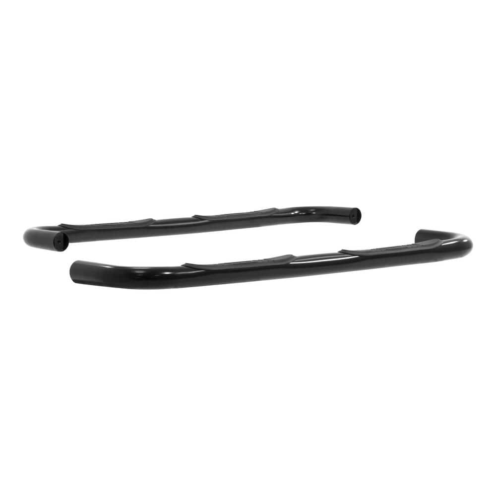 3-Inch Round Black Steel Nerf Bars, No-Drill, Select Toyota Tundra - Hercitys