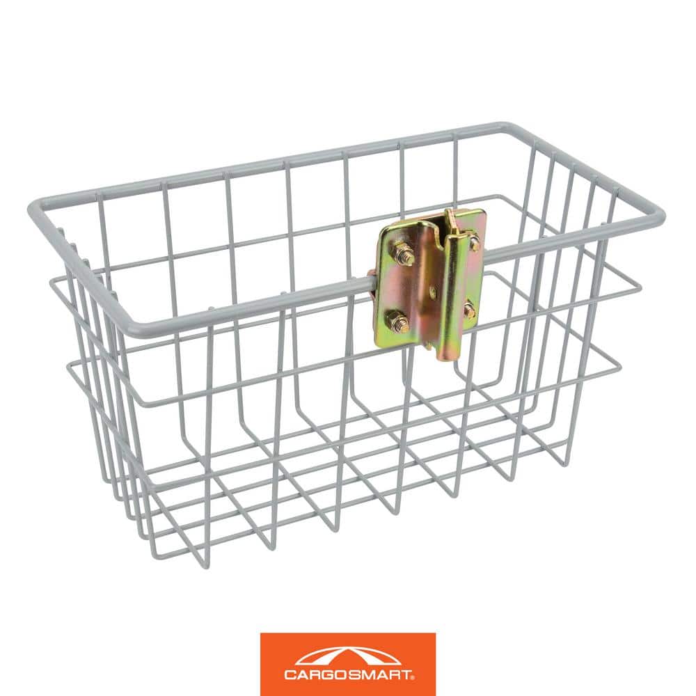 12 in. W x 6 in. H Small Steel Track Basket - Hercitys