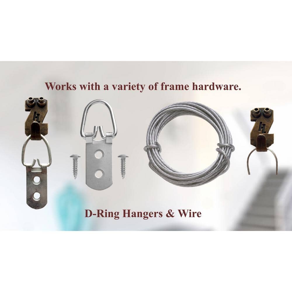 100 lb. Gallery Picture Hooks (50-Pack) - Hercitys