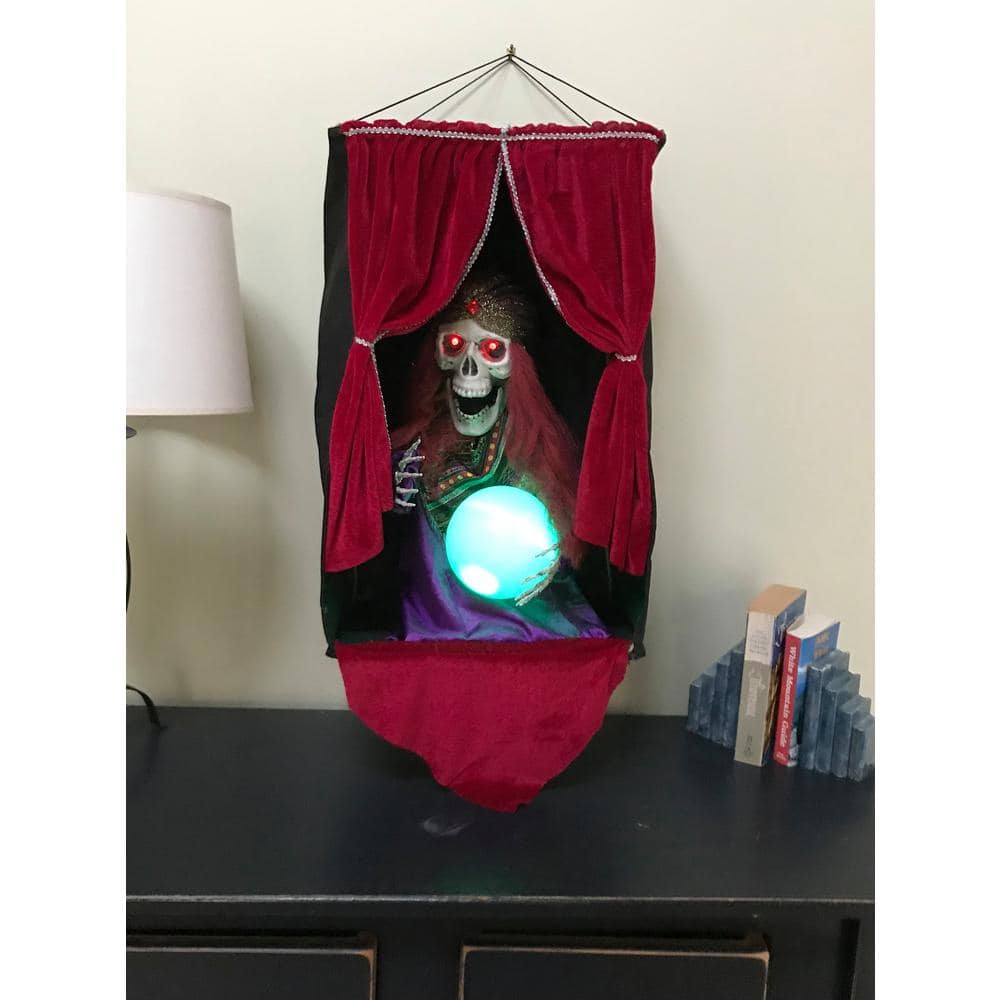 27 in. Hanging Animated Fortune Teller - Hercitys