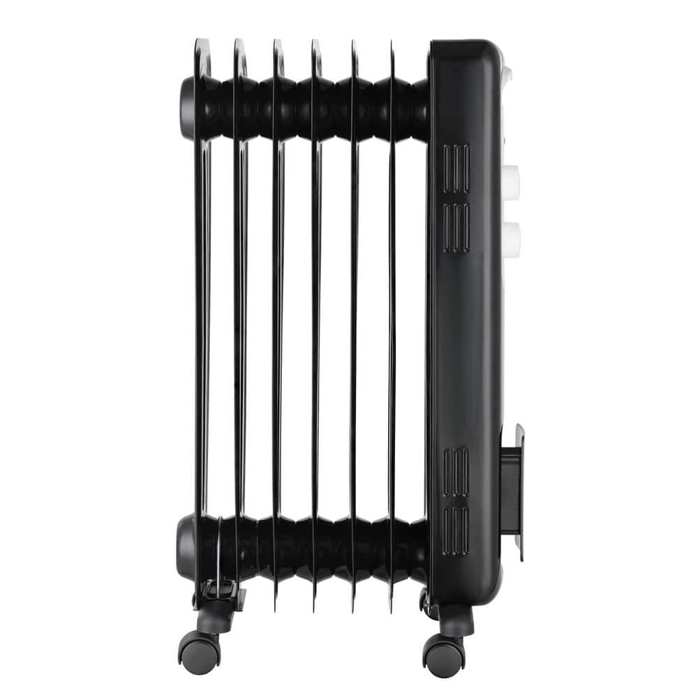 1,500-Watt Oil-Filled Radiant Electric Space Heater with Thermostat - Hercitys