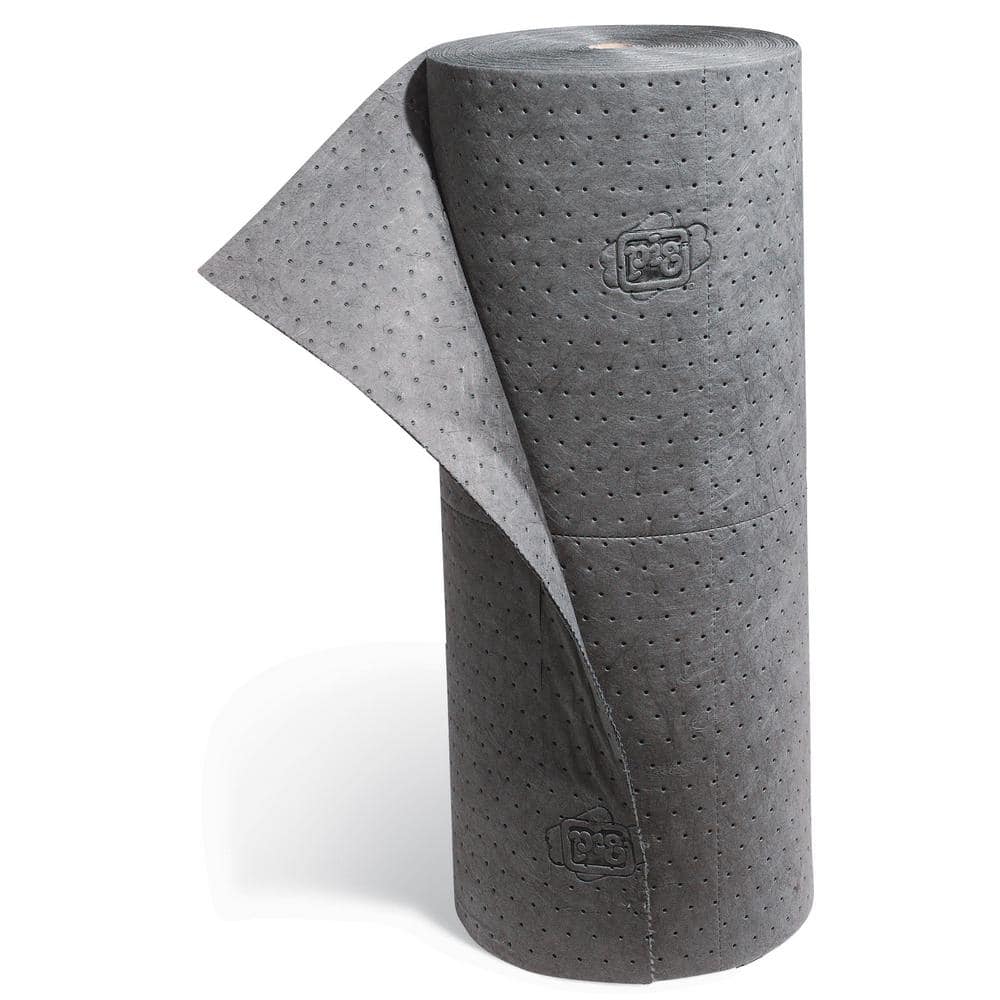 30 in. W x 150 ft. L Roll Universal Medium-Weight Absorbent Mat Roll, Perforated - Hercitys