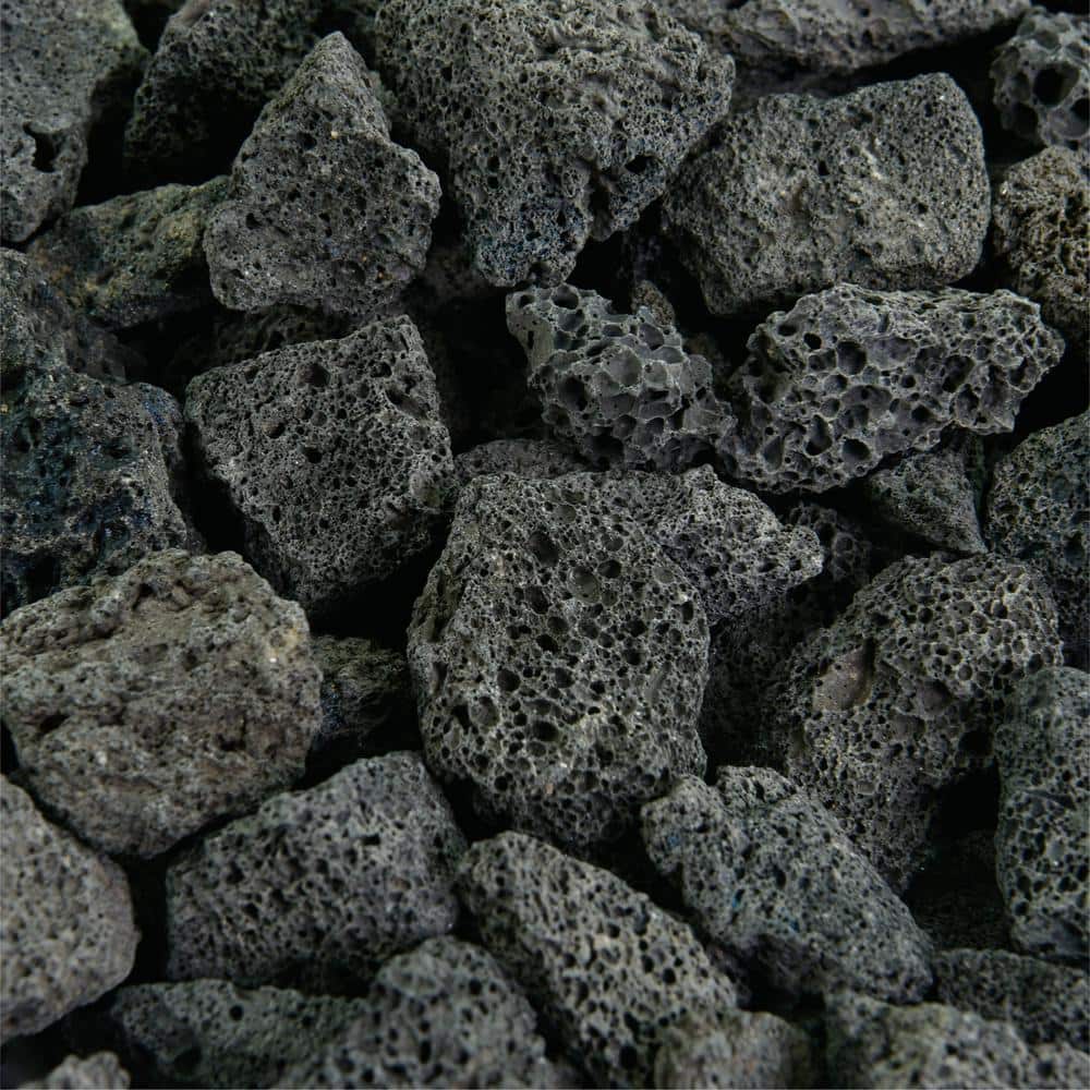 10 lbs. Black Lava Rock 3/4 in. - Hercitys