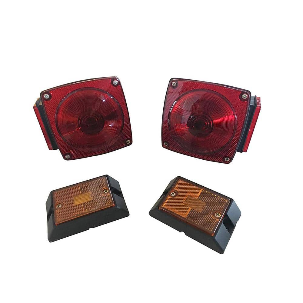 12-Volt Incandescent Trailer Light Kit for Trailers Under 80 in. - Hercitys