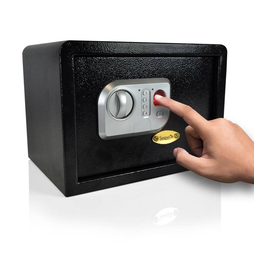 13.8 in. Electronic Fingerprint Safe Box - Hercitys