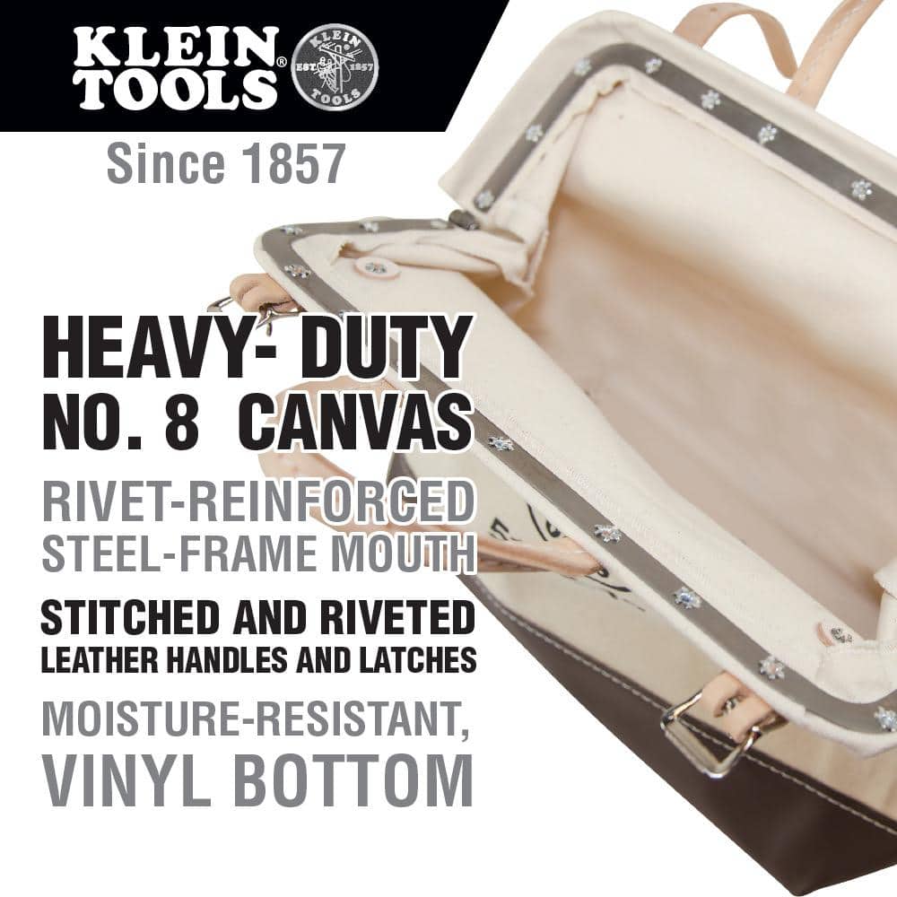 18 in. Canvas Tool Bag - Hercitys