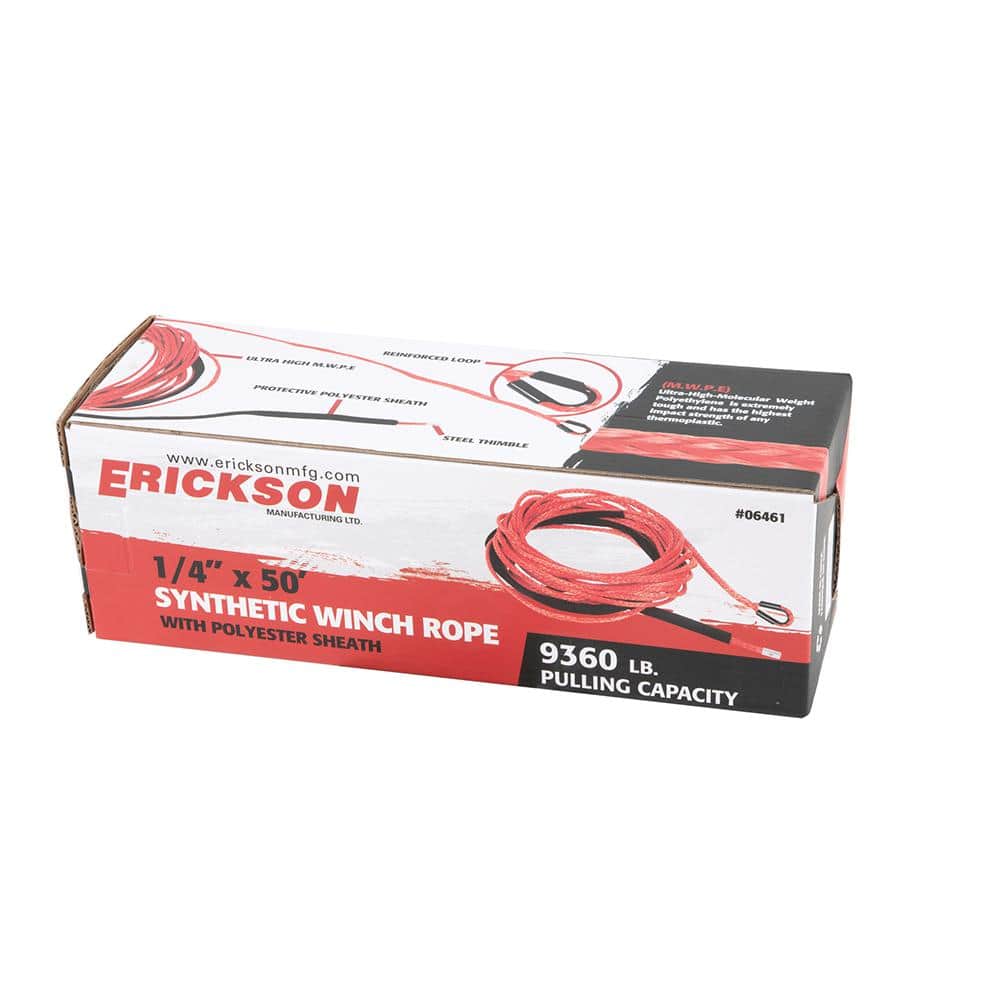 1/4 in. x 50 ft. Synthetic Rope - Hercitys