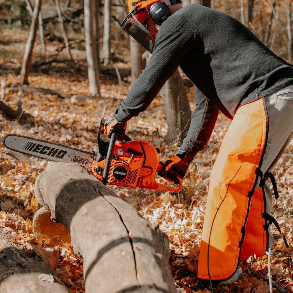 40 in. Long Apron Style Safety Chainsaw Protective Chaps Pants Cover with Adjustable 30 in. to 42 in. Waist Strap - Hercitys