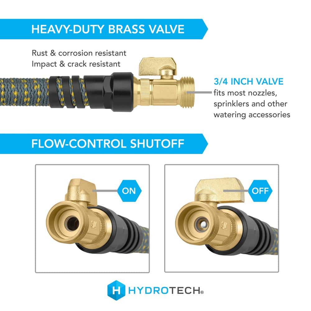 5/8 in. Dia x 100 ft. Expandable Garden Water Hose - Hercitys